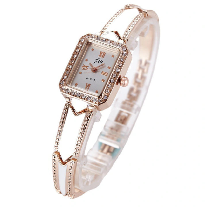 Diamond Women's Watch & Bracelet