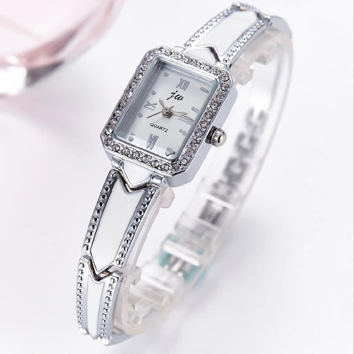 Diamond Women's Watch & Bracelet