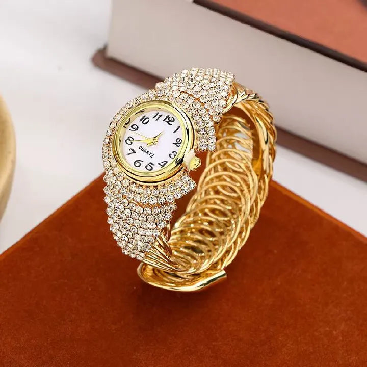 Full Diamond Women's Quartz Watch