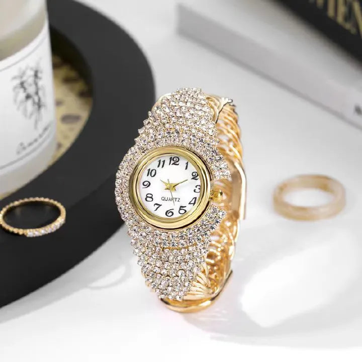 Full Diamond Women's Quartz Watch